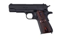 AUTO-ORDNANCE 1911BKO 1911  45 ACP  5" BARREL 7+1, MATTE BLACK CARBON STEEL FRAME, SERRATED SLIDE, CHECKERED BROWN POLYMER GRIP, MANUAL SAFETY