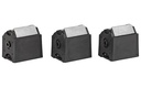 RUGER 90451 BX-1 VALUE PACK 10RD MAGAZINE FITS RUGER 10/22/SR/AMERICAN RIMFIRE/77/CHARGER 22LR ROTARY BLACK 3 PACK