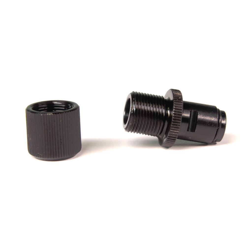 WALTHER ARMS 512105 THREADED BARREL ADAPTER  P22 BLACK NITRIDE STAINLESS STEEL 1/2"-28 TPI HANDGUN