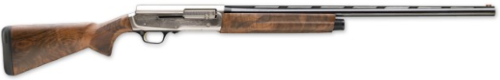 BROWNING 0118203004 A5 ULTIMATE 12 GAUGE 28" BARREL 3" 4+1, BLUED BARREL, ENGRAVED SATIN NICKEL FINISHED RECEIVER, GLOSS OIL GRADE III TURKISH WALNUT STOCK WITH CLOSE RADIUS PISTOL GRIP