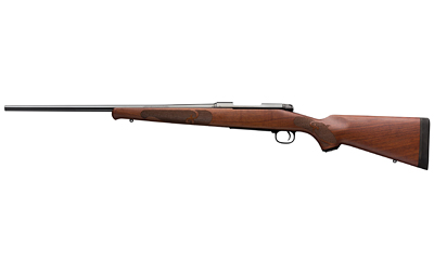 WINCHESTER GUNS 535200217 MODEL 70 FEATHERWEIGHT 243 WIN CALIBER WITH 5+1 CAPACITY, 22" BARREL, BRUSHED POLISH BLUED METAL FINISH & SATIN WALNUT FIXED FEATHER CHECKERED STOCK RIGHT HAND (FULL SIZE)