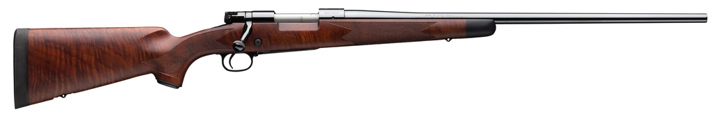 WINCHESTER REPEATING ARMS 535203230 MODEL 70 SUPER GRADE 7MM REM MAG CALIBER WITH 3+1 CAPACITY, 26" BARREL, HIGH POLISHED BLUED METAL FINISH & SATIN FANCY WALNUT STOCK RIGHT HAND (FULL SIZE)