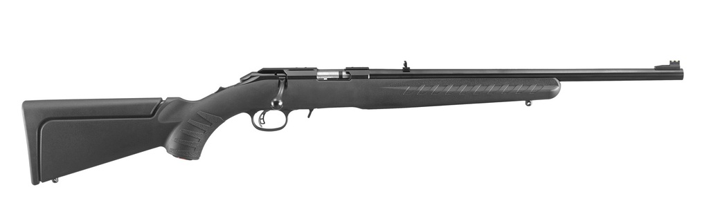 RUGER 8323 AMERICAN RIMFIRE COMPACT 22 WMR 9+1 18" SATIN BLUED STEEL BARREL & ALLOY STEEL RECEIVER W/INTEGRAL SCOPE MOUNT, BLACK FIXED SYNTHETIC STOCK, RIGHT HAND