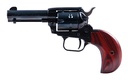 HERITAGE MFG RR22MB3BH ROUGH RIDER  22 LR/22 WMR 6 SHOT, 3.50" BLACK STEEL BARREL, CYLINDER & ZINC ALLOY FRAME, COCOBOLO BIRD HEAD GRIP, HAMMER/THUMB SAFETY, EXPOSED HAMMER