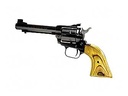 HERITAGE MFG RR22MB4 ROUGH RIDER  22 LR 22 WMR 6 SHOT, 4.75" BLACK STEEL BARREL, BLACK ZINC ALLOY FRAME, BLACK CYLINDER, COCOBOLO GRIP, HAMMER/THUMB SAFETY, EXPOSED HAMMER