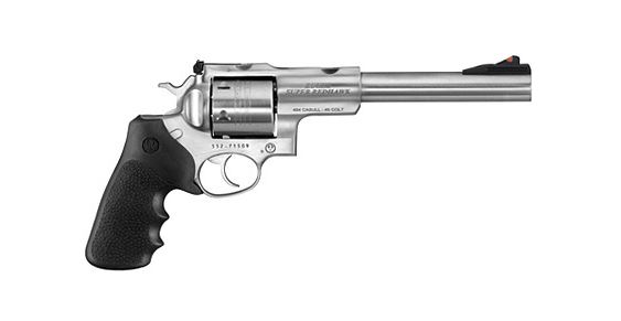 RUGER 5507 SUPER REDHAWK  LARGE FRAME 480 RUGER 6RD 7.50" SATIN STAINLESS W/INTEGRAL MOUNT BARREL, SATIN STAINLESS STEEL CYLINDER & FRAME, HOGUE TAMER MONOGRIP, TRANSFER BAR SAFETY, EXPOSED HAMMER