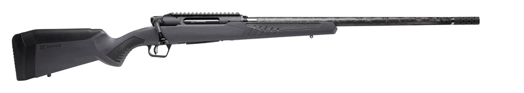 SAVAGE ARMS 57898 IMPULSE MOUNTAIN HUNTER 270 WIN 4+1 22" CARBON FIBER THREADED BARREL, BLACK ALUMINUM RECEIVER W/PICATINNY RAIL, GRAY ACCUSTOCK SYNTHETIC STOCK, AMBIDEXTROUS