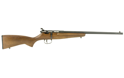 SAVAGE ARMS 13815 RASCAL  YOUTH 22 LR 1RD 16.13" MATTE BLACK SPORTER BARREL, MATTE BLACK CARBON STEEL RECEIVER, SATIN BROWN FIXED WOOD STOCK, RIGHT HAND