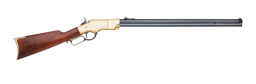 TAYLORS & COMPANY 550285 1860 HENRY HENRY FULL SIZE 45 COLT (LONG COLT) 13+1 24.25" BLUED OCTAGON BARREL, BRASS RECEIVER, WALNUT FIXED STOCK, RIGHT HAND