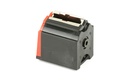 RUGER 90344 BX-1  1RD MAGAZINE FITS RUGER 10/22/SR/AMERICAN RIMFIRE/CHARGER 22LR BLACK ROTARY