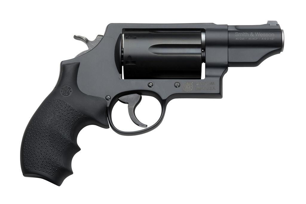 SMITH & WESSON 162410 GOVERNOR *MA COMPLIANT 45 COLT (LC) OR 2.50" 410 GAUGE, 2.75" BLACK BARREL, 6RD  BLACK PVD CYLINDER, BLACK SCANDIUM ALLOY Z-FRAME, POLYMER GRIP