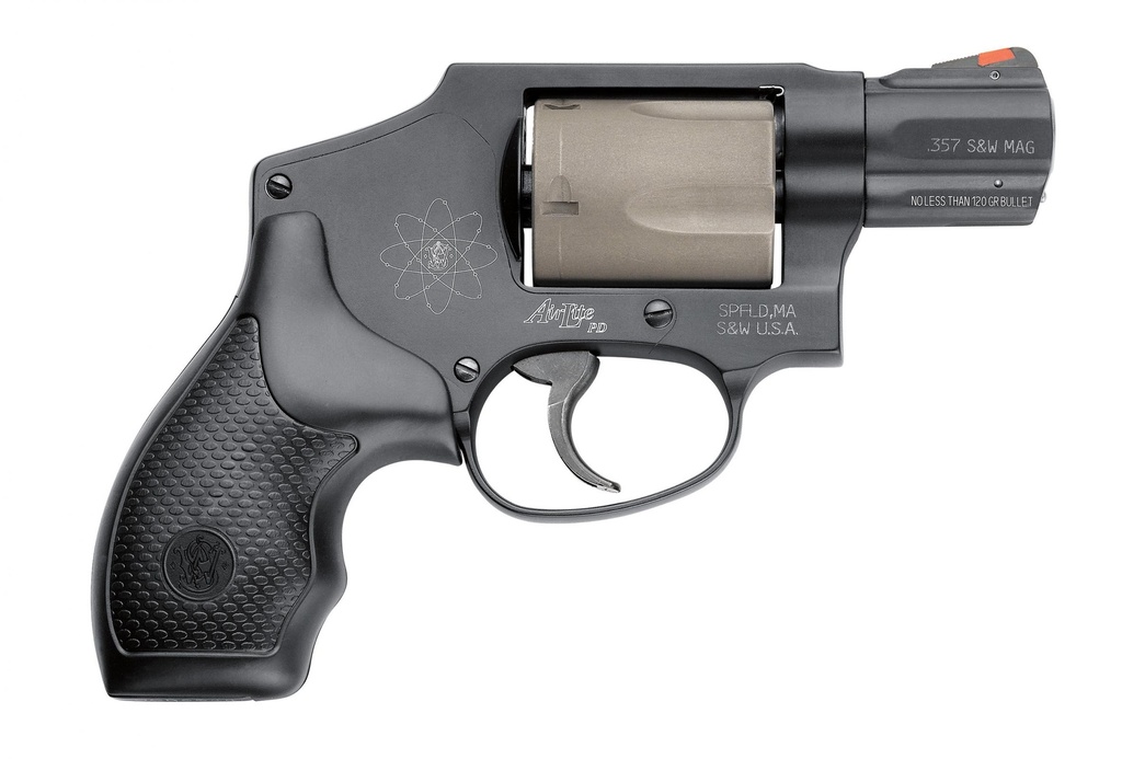 SMITH & WESSON 103061 MODEL 340 PERSONAL DEFENSE 357 MAG 5 SHOT 1.88" BLACK STAINLESS STEEL BARREL, TITANIUM  CYLINDER, BLACK SCANDIUM ALLOY J-FRAME, BLACK POLYMER GRIP, NO INTERNAL LOCK