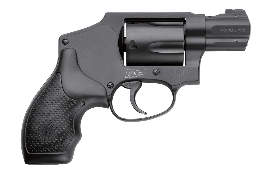 SMITH & WESSON 103072 M&P 340  357 MAG OR 38 S&W SPL +P 5 SHOT  1.88" BLACK BARREL, PVD CYLINDER  BLACK, SCANDIUM ALLOY J-FRAME, XS SIGHTS 24/7 TRITIUM NIGHT FRONT SIGHT