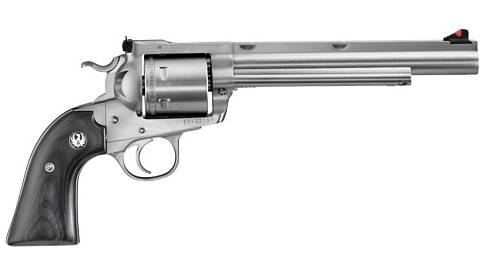 RUGER 0862 SUPER BLACKHAWK HUNTER LARGE FRAME 44 REM MAG/44 SPECIAL 6RD 7.50" SATIN STAINLESS W/INTEGRAL MOUNT BARREL, CYLINDER & FRAME, BISLEY BLACK LAMINATE GRIP, TRANSFER BAR SAFETY