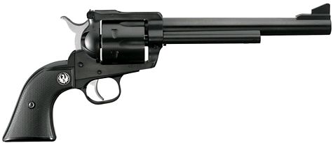 RUGER 0455 BLACKHAWK  45 COLT (LONG COLT) 6RD 7.50" BLUED ALLOY STEEL BARREL, CYLINDER & FRAME, BLACK CHECKERED RUBBER GRIP, TRANSFER BAR SAFETY, EXPOSED HAMMER