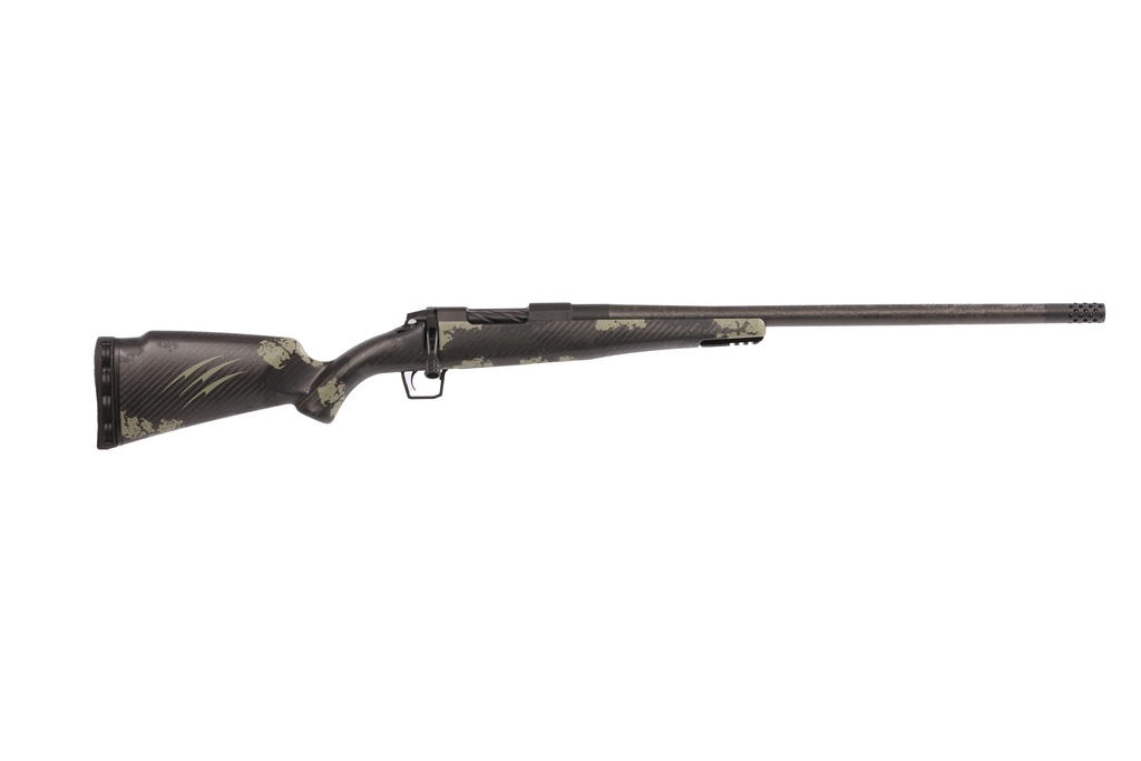 FIERCE FIREARMS ROG7PRC20BFF CARBON ROGUE  FULL SIZE 7MM PRC 3+1 20" HAND LAPPED/MATCH GRADE THREADED BARREL, BLACK CERAKOTE STEEL RECEIVER, FOREST CAMO FIERCE ROGUE CARBON FIBER STOCK