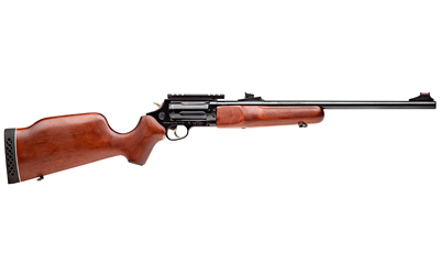 ROSSI SCJ4510 CIRCUIT JUDGE  45 COLT (LC) CALIBER OR 410 GAUGE WITH 5RD CAPACITY, 18.50" BARREL, POLISHED BLACK METAL FINISH & HARDWOOD MONTE CARLO STOCK RIGHT HAND (FULL SIZE)