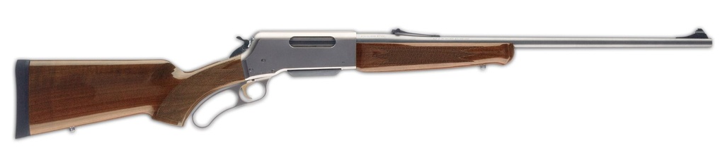 BROWNING 034018111 BLR LIGHTWEIGHT 243 WIN 4+1 20" MATTE STAINLESS/ 20" BUTTON-RIFLED BARREL, MATTE NICKEL ALUMINUM RECEIVER, GLOSS BLACK WALNUT/ FIXED PISTOL GRIP STOCK, RIGHT HAND