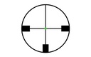TRIJICON 200054 ACCUPOINT  BLACK HARDCOAT ANODIZED 1-4X 24MM 30MM TUBE GERMAN #4 CROSSHAIR W/ GREEN DOT RETICLE