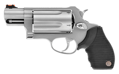 TAURUS 2441039TC JUDGE PUBLIC DEFENDER SMALL FRAME 45 COLT (LONG COLT)/ 410 BORE 5RD 2" MATTE STAINLESS STEEL BARREL, CYLINDER & FRAME, BLACK RIBBER GRIP, TRANSFER BAR SAFETY, EXPOSED HAMMER