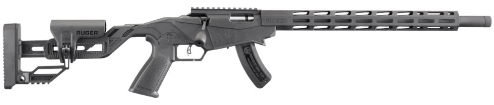 RUGER 8400 PRECISION RIMFIRE  22 LR 15+1 18" THREADED 1137 ALLOY STEEL BARREL, HARD COAT ANODIZED FINISH, 15" M-LOK HANDGUARD, ADJUSTABLE QUICK-FIT PRECISION STOCK, 30 MOA PICATINNY RAIL, OPTICS READY