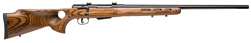 SAVAGE ARMS 18528 25 LIGHTWEIGHT VARMINTER-T 223 REM 4+1 CAP 24" MATTE BLACK REC/BARREL NATURAL BROWN LAMINATE FIXED THUMBHOLE STOCK RIGHT HAND (FULL SIZE) WITH DETACHABLE BOX MAGAZINE
