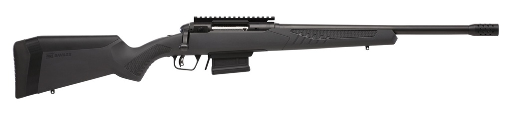 SAVAGE ARMS 57140 110 HAYMAKER 450 BUSHMASTER 4+1 18" BARREL, MATTE BLACK METAL, BLACK FIXED ACCUSTOCK WITH ACCUFIT