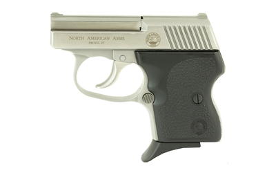 NORTH AMERICAN ARMS 32GUARDIAN GUARDIAN  32 ACP 6+1 2.19" STAINLESS STEEL BARREL, STAINLESS STEEL SERRATED SLIDE, STAINLESS STEEL FRAME, BLACK RUBBER GRIP, RIGHT HAND