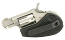 NORTH AMERICAN ARMS 22LRHG MINI-REVOLVER  22 LR 5 SHOT 1.13" STAINLESS BARREL, FRAME & CYLINDER, BLACK SYNTHETIC HOLSTER GRIP, EXPOSED HAMMER