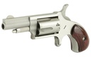NORTH AMERICAN ARMS 22LLR MINI-REVOLVER  22 LR 5 SHOT 1.63" STAINLESS STEEL BARREL, FRAME & CYLINDER, ROSEWOOD BIRDSHEAD GRIP EXPOSED HAMMER