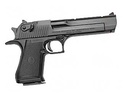 MAGNUM RESEARCH DE357 DESERT EAGLE MARK XIX 357 MAG CALIBER WITH 6" PICATINNY RAIL BARREL, 9+1 CAPACITY, OVERALL  BLACK FINISH CARBON STEEL, BEAVERTAIL FRAME, SERRATED SLIDE &  RUBBER GRIP