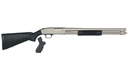 MOSSBERG 50299 590 MARINER 12 GAUGE 8+1 3" 20" CYLINDER BORE BARREL, SILVER MARINECOTE BARREL/RECEIVER, SYNTHETIC STOCK, INCLUDES PISTOL GRIP CONVERSION KIT