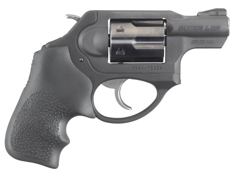 RUGER 5462 LCRX  SMALL 327 FEDERAL MAG 6 SHOT 1.87" MATTE BLACK BARREL, BLACK PVD CYLINDER, MATTE BLACK STAINLESS STEEL FRAME, HOGUE TAMER MONOGRIP GRIP, TRANSFER BAR SAFETY, EXPOSED HAMMER
