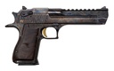MAGNUM RESEARCH DE50CH DESERT EAGLE MARK XIX 50 AE 6" 7+1 COLOR CASE HARDENED CARBON STEEL WITH CLEAR CERAKOTE FRAME & SLIDE WALNUT WITH ENGRAVED DESERT EAGLE LOGO GRIP