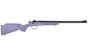 CRICKETT KSA2306 YOUTH  22 LR 1RD 16.12" BLUED BARREL & RECEIVER, FIXED FRONT/ADJUSTABLE REAR PEEP SIGHTS, PURPLE SYNTHETIC STOCK W/11.5" LOP, REBOUNDING FIRING PIN SAFETY