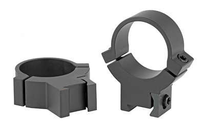 WARNE 722M RIMFIRE 70/30 HORIZONTAL SPLIT MATTE BLACK STEEL 1" TUBE HIGH 3/8"/11MM DOVETAIL 0 MOA