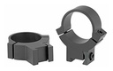 WARNE 722M RIMFIRE 70/30 HORIZONTAL SPLIT MATTE BLACK STEEL 1" TUBE HIGH 3/8"/11MM DOVETAIL 0 MOA