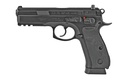 CZ-USA 01152 CZ 75 SP-01 FULL SIZE FRAME 9MM LUGER 10+1 4.60" BLACK STEEL BARREL, BLACK STEEL SERRATED SLIDE, BLACK POLYCOAT STEEL FRAME W/BEAVERTAIL & PICATINNY RAIL, BLACK RUBBER GRIP, RIGHT HAND