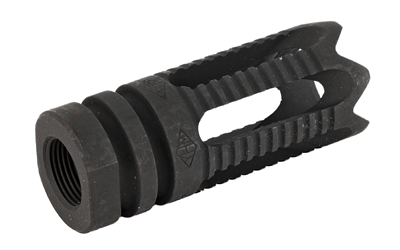 YANKEE HILL 285C2 PHANTOM FLASH HIDER BLACK STEEL WITH 1/2"-28 TPI THREADS & TEETH FOR 5.56X45MM NATO AR-PLATFORM