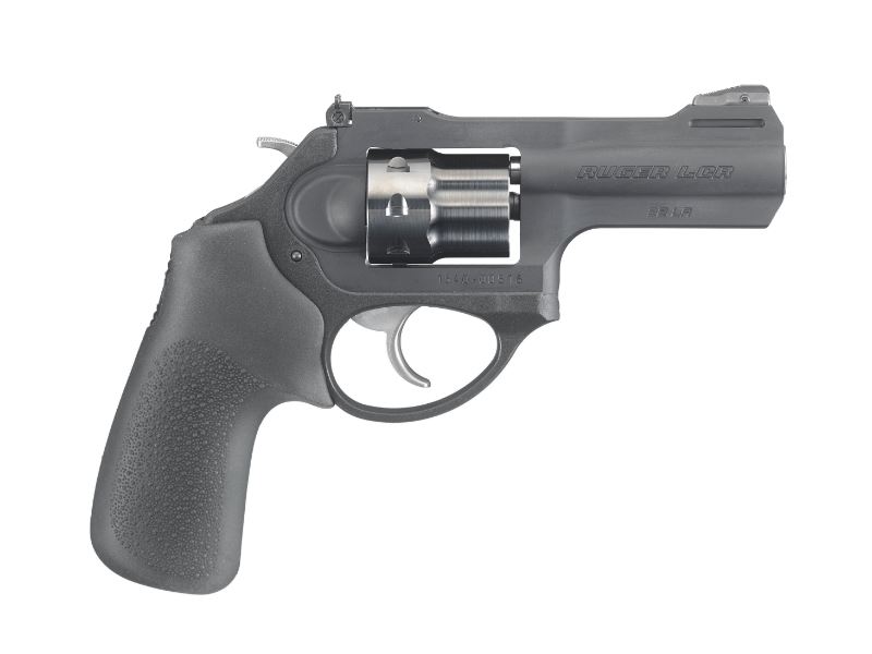RUGER 5435 LCRX  22 LR 3" MATTE BLACK BARREL, 8RD  PVD FINISHED CYLINDER, MATTE BLACK 7000-SERIES ALUMINUM FRAME, HOGUE TAMER MONOGRIP