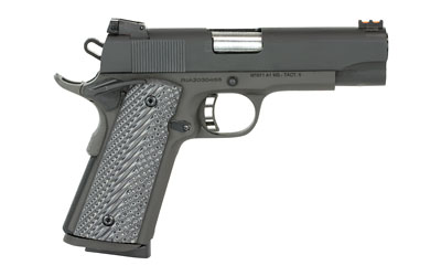 ROCK ISLAND 51487 ROCK ULTRA MS 45 ACP CALIBER WITH 4.25" BARREL, 8+1 CAPACITY, OVERALL BLACK PARKERIZED FINISH STEEL, BEAVERTAIL FRAME, SERRATED SLIDE & BLACK/GRAY G10 GRIP