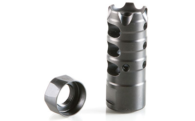 PATRIOT ORDNANCE FACTORY 00309 TRIPLE PORT MUZZLE BRAKE BLACK NITRIDE 5/8"X24 THREAD, 308 WIN 7.62X51MM NATO