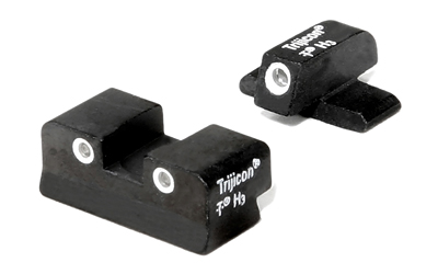 TRIJICON 600448 BRIGHT & TOUGH NIGHT SIGHTS  GREEN/TRITIUM WHITE OUTLINE FRONT SIGHT-GREEN/TRITIUM WHITE OUTLINE REAR SIGHT SIG SAUER P225/P226/P228 #8 FRONT/#8 REAR