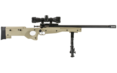 CRICKETT KSA2152 CPR COMPLETE PACKAGE 22 LR CALIBER WITH 1RD CAPACITY, 16.12" BARREL, BLUED METAL FINISH & FIXED WITH ADJUSTABLE CHEEKPIECE FLAT DARK EARTH STOCK RIGHT HAND