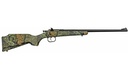 CRICKETT KSA2163 YOUTH  22 LR 1RD 16.12" BLUED BARREL & RECEIVER, FIXED FRONT/ADJUSTABLE REAR PEEP SIGHT, HYDRO DIPPED MOSSY OAK BREAK-UP SYNTHETIC STOCK W/11.5" LOP, REBOUNDING FIRING PIN SAFETY