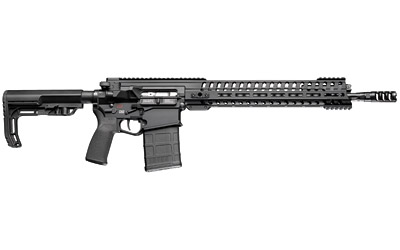 PATRIOT ORDNANCE FACTORY 01235 REVOLUTION GEN4 7.62X51MM NATO 20+1 16.50" NITRIDE TREATED MATCH GRADE BARREL, BLACK ANODIZED GEN 4 LOWER RECEIVER, MISSION FIRST TACTICAL FURNITURE, AMBIDEXTROUS