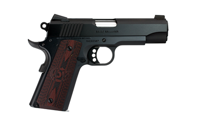 COLT MFG O4942XE COMMANDER COMBAT 9MM LUGER 9+1 4.25" STEEL BARREL, BLUED SERRATED CARBON STEEL SLIDE, BLUED CARBON STEEL FRAME W/BEAVERTAIL, BLACK CHERRY G10 GRIP, AMBIDEXTROUS