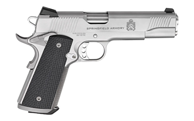 SPRINGFIELD ARMORY PC9107LCA18 1911 TRP *CA COMPLIANT 45 ACP 7+1, 5" MATCH GRADE STEEL STEEL BARREL, SERRATED SLIDE & FRAME W/BEAVERTAIL, BLACK G10 GRIP