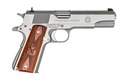 SPRINGFIELD ARMORY PB9151LCA 1911 MIL-SPEC *CA COMPLIANT 45 ACP 7+1, 5" STAINLESS MATCH GRADE STEEL BARREL, SERRATED STAINLESS STEEL SLIDE & FRAME W/BEAVERTAIL, CROSSED CANNON COCOBOLO GRIP