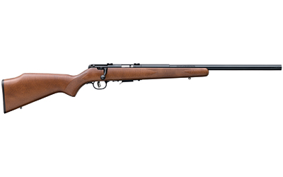 SAVAGE ARMS 96701 93R17 GLV FULL SIZE 17 HMR 5+1 21" MATTE BLACK HEAVY VARMINT BARREL, MATTE BLACK DRILLED & TAPPED CARBON STEEL RECEIVER, SATIN HARDWOOD FIXED STOCK, RIGHT HAND